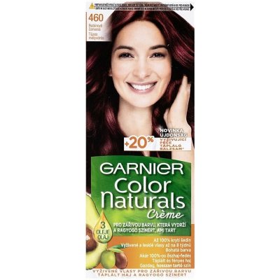 Garnier Color Naturals permanentná farba na vlasy 460 Rubínovo červená, 60 +40 +12 ml