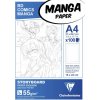 Manga-Block für Storyboard A4 100 Blatt 55g, mit einfachem Raster (Brožovaná)