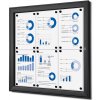 Jansen Display Vitrína slim 6 x A4 741 x 696 mm