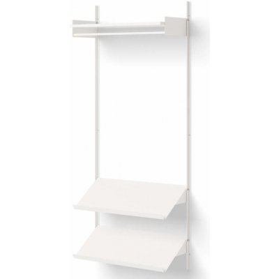 New Works Policová zostava Wardrobe Shelf 1, white/white
