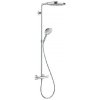 Hansgrohe Raindance Select S - Sprchový set s termostatom, 24 cm, 2 prúdy, biela/chróm 27129400