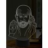 Beling 3D lampa, Sai Baba, 16 farebná,AA21
