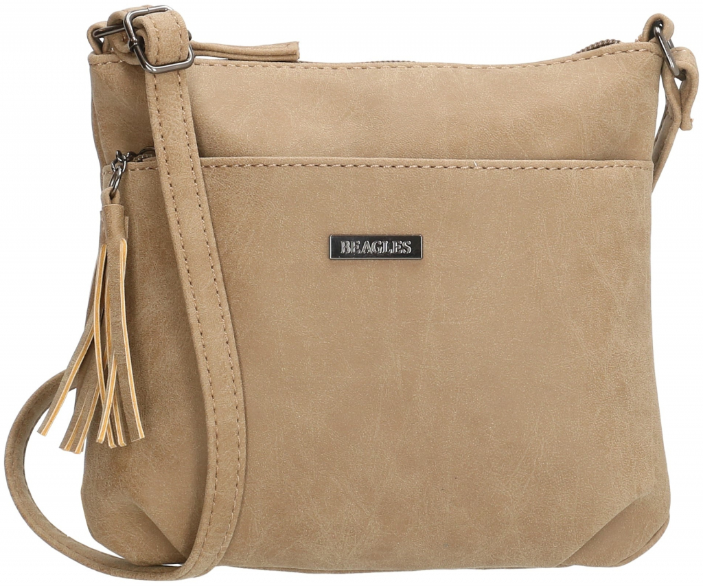 Beagles dámska menšia crossbody taška La Costera taupe