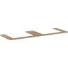 Hansgrohe Xelu Q doska 156 x 55 x 1,6 cm prírodný dub 54112230