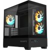 GIGABYTE C201 PANORAMIC/Midi Tower/Transpar./Černá (GB-C201P)