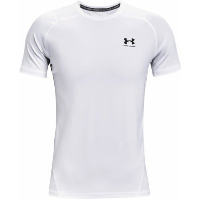 Under Armour UA HG Armour Fitted SS 1361683-100 biele