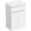 Nízka skrinka do kúpeľne Intedoor TRENTA biela matná 50 x 83,4 x 35 cm TRE SN 50 1Z 2D S 379