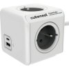 CubeNest Powercube Extended USB PD 20W, USB, USB-C, 4x zásuvka, 1,5m PC420GY sivý/biely