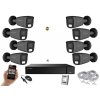 Monitorrs Security AI hybrid Light IP 8 kamerový set 5 Mpix Gtube (6144K8) (Monitorrs Security)
