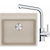 FRANKE SETG255SA fragranit drez 560x510 mm MRG 610-52 RTL Sahara+batéria FS 3230.031 Chróm FRA 114.0700.709