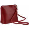 NovaKabelka.sk Grana Rossa Scura kožená talianska crossbody kabelka červená