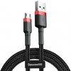 Baseus Cafule Micro USB kábel 1.5A, 2m, červená+čierna [CAMKLF-C91]