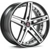 AXE EX20 hliníkové disky 10,5x22 5x112 ET38 GLOSS BLACK & POLISHED