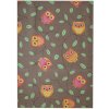 Mojkoberec Detský kusový koberec Little Owls, 300x400, hnedá, detská izba