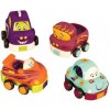 B.TOYS 4 mäkké autíčka s pohonom Wheeee-ls! B.Baby BT100