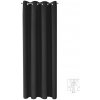 Záves LOGAN na krúžkoch 135x250cm čierny