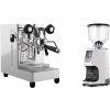 Lelit MaraX3 PL62X3, stainless steel + Eureka Atom Specialty 65, white
