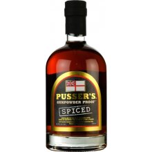 Pusser's Rum Gunpowder Proof Spiced 54,5% 0,7 l (čístá fľaša)