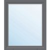 ARON Plastové okno jednokrídlové Basic biele/antracitové 500 x 900 mm DIN pravé