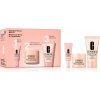 Clinique Mini Kit Clinique Moisture Surge™ 100H Auto-Replenishing Hydrator hydratačný gélový krém 15 ml + Clinique Moisture Surge™ Active Glow Serum regeneračné a rozjasňujúce sérum 5 ml + Clinique Mo