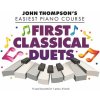 John Thompsons First Classical Duets - veľmi jednoduché klasické duety pre hráčov na klavíri