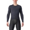 Castelli Fly LS, Light black Veľkosť: XL Pánsky, ľahučký, jemne zateplený dres s dlhým rukávom