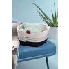 Kela Košík Hedda 28 cm směs bavlna/polyester bílo-černá KL-24458