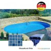 Zapustený bazén Toscana ovál 6 x 3,2 x 1,35 m mozaiková fólia