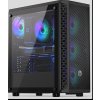 ENDORFY case Signum 300 aRGB 2xUSB 3.0 4x120mm fan aRGB PWM mesh panel tvrdené sklo čierna EY2A006