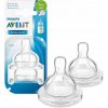 Philips Avent cumlík Anti colic/Classic pomalý průtok bílá 2 ks