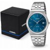 Pánske hodinky Casio MTP-B145D-2A2VEF strieborné dátum WR50 náramok