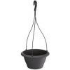 PlasticFuture Závesný kvetináč Respana Pure tmavosivý, 20,8 cm