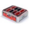 Kistenberg box organizér 44,5x36,8x12,2cm C BLOCK BRIDGE KCBB4540B-4C sivý