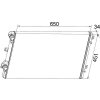 Chladič motora MAHLE BEHR CR 1538 000S