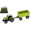 Teddies Traktor s valníkom plast 26cm na voľný chod na batérie so zvukom svetlom