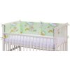 Mantinel do postýlky 4dílný - Scarlett Mráček - 180 x 30 cm - zelený