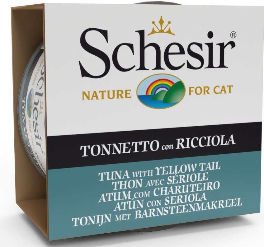 Schesir cat tuniak a yellow tail v želé 85 g