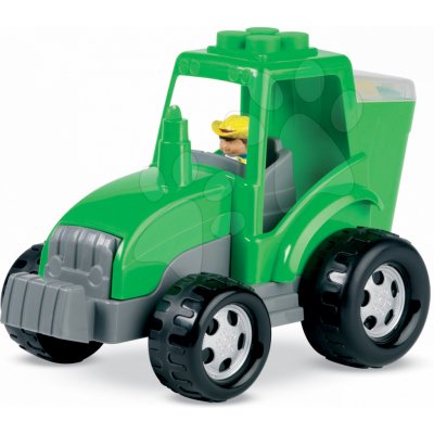 Écoiffier plastový traktor so stavebnicou Abrick 1584 zelený alebo červený