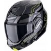ČEĽUSŤOVÁ PRILBA SCORPION EXO-TECH EVO CONQUER ČIERNA NEON YELLOW XL
