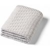 BABYONO Deka z organickej bavlny pletená 75 x 100 cm grey 0m+