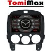 TomiMax Mazda 2 Android 13 autorádio s WIFI, GPS, USB, BT HW výbava: QLED 8 Core 4GB+64GB PX HIGH - iba displej A