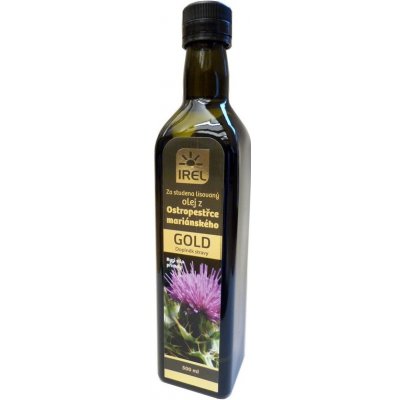 Irel Panenský olej z pestreca mariánskeho Gold 0,5 l