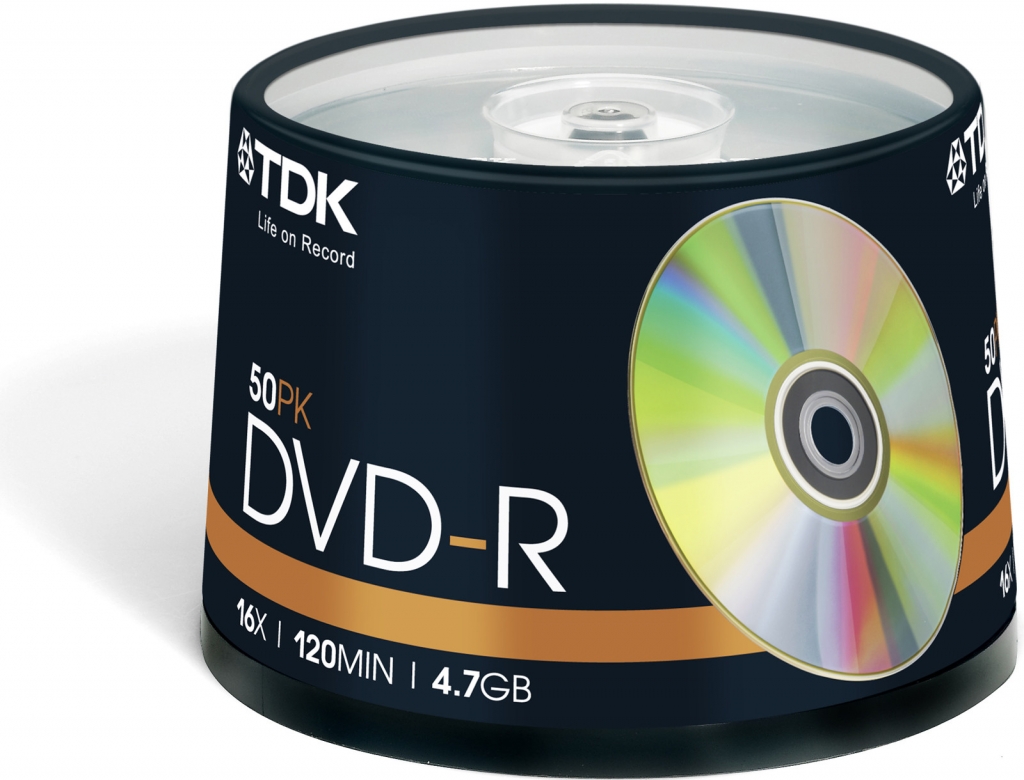 TDK DVD-R 4,7GB 16x, 50ks od 8,4 € - Heureka.sk