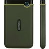 TRANSCEND 2TB StoreJet 25M3G SLIM, 2.5”, USB 3.0 (3.1 Gen 1) Externí Anti-Shock disk, tenký profil, armádní zelená TS2TSJ25M3G Transcend