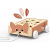 Drevená vkladačka Speedy Monkey Fox blocks cart uni
