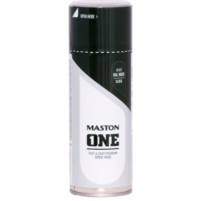 Tikkurila MASTON One - akrylová - RAL 9005 - čierna - 400 ml