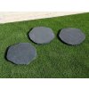 2 Vápenec Nero šlapáky Ø 35 cm x 2,5 - 3,5 cm