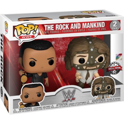 Funko POP! WWE S13 2PK The Rock vs. Mankind