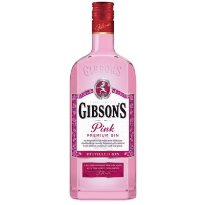 Gibson's PINK gin 37,5 % 0,7 l (čistá fľaša)