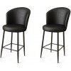 Súprava barových stoličiek Uras Black, 2 ks, 2 ks
